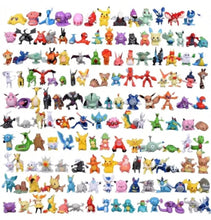 Load image into Gallery viewer, 144 pcs Pokemon Mini PVC Action Figures Pikachu Cake Tops Toys Prizes Kids