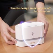 Load image into Gallery viewer, Colorful Flame Air Aroma Diffuser Humidifier, Upgraded 7 Flame Color Noiseless