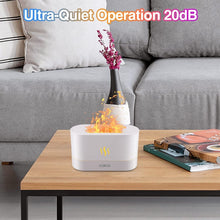 Load image into Gallery viewer, Colorful Flame Air Aroma Diffuser Humidifier, Upgraded 7 Flame Color Noiseless