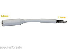 Load image into Gallery viewer, White Universal 3.5mm Headset Audio Jack Extender Headphone Adapter Battery Case - Popular for Sale
- 1