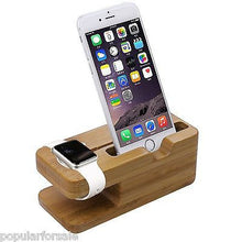 Load image into Gallery viewer, APPLE WATCH STAND iWATCH WOOD CHARGING STAND BRACKET DOCKING STATION 38MM / 42MM - Popular for Sale
 - 2
