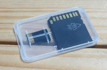 Load image into Gallery viewer, Hard Shell Micro SD, SD SDHC Memory Card Case Holder Box Storage Hard Plastic