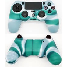 Load image into Gallery viewer, 2 Pack X Camouflage Silicone Rubber Case Cover Skin for Sony PS4 Controller Camo
