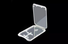 Load image into Gallery viewer, 10Pcs Micro SD SDHC Memory Card Case Holder Box Storage Hard Plastic Transparent