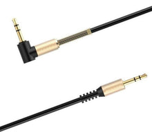 Load image into Gallery viewer, 2X 3.5mm Male to M Aux Cable Cord L-Shaped Right Angle Car Audio Headphone Jack