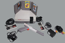 Load image into Gallery viewer, Nintendo NES System Console W/ Super Mario Bros 1, 2, 3 & Duck Hunt Collectible
