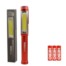 Load image into Gallery viewer, Nebo Big Larry Work Light w Magnetic Base Red/ Black/ Silver/ Camo/ USFlag 400Lm