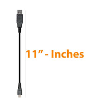 Load image into Gallery viewer, 4X USB Power Cable Designed for Fire TV Stick Alexa Eco, short USB for TV Black