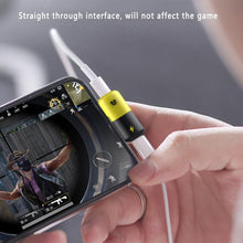 Load image into Gallery viewer, 2 in 1 Adapter for iPhone X 8/7 Aux Splitter Audio Headphone Charge Cable Cord