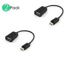 Load image into Gallery viewer, Micro USB B Male to USB 2.0 A Female OTG Adapter Converter Cable LG Samsung Sony