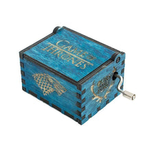 Load image into Gallery viewer, Game of Thrones Music Box Wooden Engraved Wood Main Theme GOT Winter is Coming