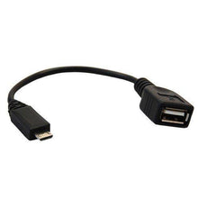 Load image into Gallery viewer, Micro USB B Male to USB 2.0 A Female OTG Adapter Converter Cable LG Samsung Sony