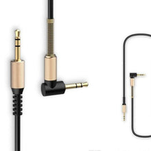 Load image into Gallery viewer, 2X 3.5mm Male to M Aux Cable Cord L-Shaped Right Angle Car Audio Headphone Jack