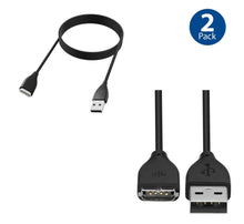 Load image into Gallery viewer, 2 Pack USB Replacement Charging Charger Cable for Fitbit SURGE Super Watch Smart