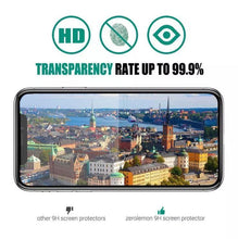 Load image into Gallery viewer, iphone x glass screen protector Tempered with cleaning pad (2 Pack)