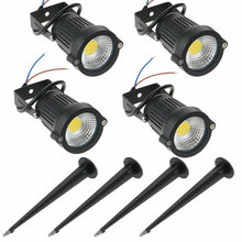 Load image into Gallery viewer, 4 LED Path Lights Outdoor Spotlight Landscape Lighting 5W 12V Garden Wall Yard
