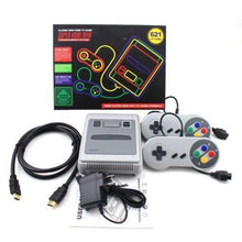 Load image into Gallery viewer, HDMI HD Super NES Mini SFC Classic Game Console Built in 621 Game + 2 Controller