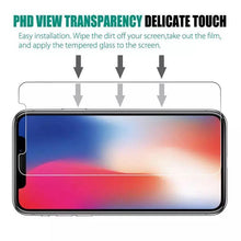Load image into Gallery viewer, iPhone X 4K HD Tempered Glass Screen Protector with cleaning pad (3 Pack)