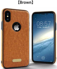 Load image into Gallery viewer, For Apple iPhone X Case Shockproof Protective Leather Pattern Stitching Cover