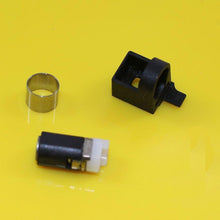 Load image into Gallery viewer, Nintendo 3DS XL Replacement Hinge Part Black Bottom Middle Shell Axle w/Lock