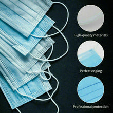 Load image into Gallery viewer, 50 PCS Face Mask Medical Surgical Dental Disposable 3-Ply Earloop Mouth Cover