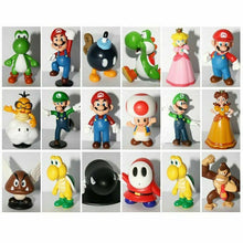 Load image into Gallery viewer, 18pcs Super Mario Bros Action Figure Doll Figurine Toy Model Doll Gift US Seller