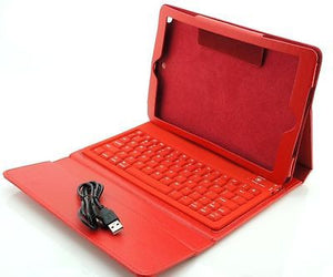 Apple iPad Air 5th Gen Wireless Bluetooth Keyboard Leather Case Cover RED - Popular for Sale
 - 1