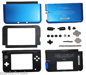 Original Nintendo 3DS XL Full Housing Shell Replacement Part Blue & Black OEM - Popular for Sale
 - 1