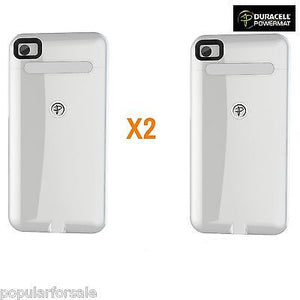 2X White Duracell Powermat Wireless Charging Cases for iPHONE 4/4S ONLY CASE - Popular for Sale
