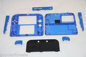 Limited Edition Nintendo 2DS Crystal Clear Full Shell Housing Replacement Blue - Popular for Sale
 - 4