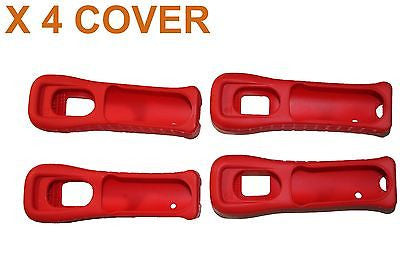 Lot of 4 X OEM Cover Nintendo Wii U RED Remote Controller fit to RVL-036 Cover - Popular for Sale
 - 1