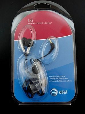OEM LG Corded Stereo Headset 2.5mm With Answer/End Button New - Popular for Sale
 - 1