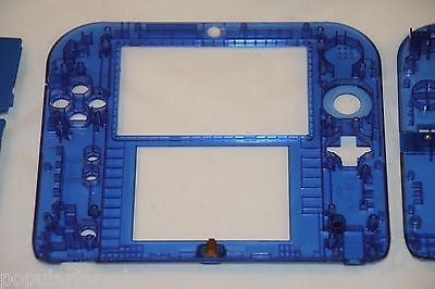 Limited Edition Nintendo 2DS Crystal Clear Full Shell Housing Replacem ...