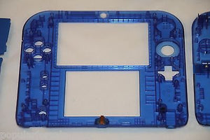 Limited Edition Nintendo 2DS Crystal Clear Full Shell Housing Replacement Blue - Popular for Sale
 - 5