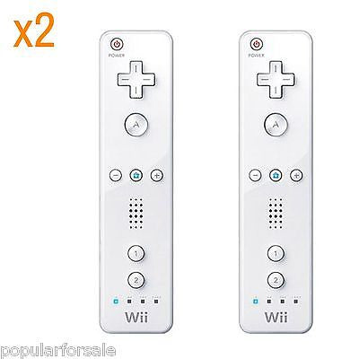 Lot of 2 OEM Nintendo Wii U White Remote Wii U Remote RVL-003 USA SELLER - Popular for Sale
 - 1
