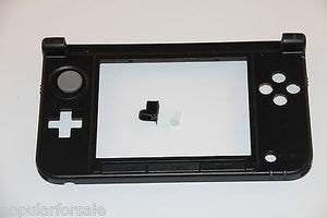 Nintendo 3DS XL Replacement Hinge Part Black Bottom Middle Shell/Housing w/Lock - Popular for Sale
 - 1