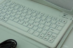 Apple iPad Air 5th Gen Wireless Bluetooth Keyboard Leather Case Cover White - Popular for Sale
 - 2