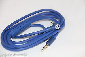 Original Audio Cable 3.5mm/ L Cord/ Beats by Dr Dre Headphones Aux & Mic Navy - Popular for Sale
 - 2