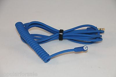 OEM Blue Beats by Dr. Dre 3.5mm Coiled Audio Cable L Shape for Mixr Headphone - Popular for Sale
 - 1