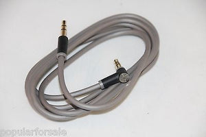 Original OEM Beats by Dre Audio AUX 3.5mm Light Gray L Cord Cable 848-00004-00-A - Popular for Sale
 - 1