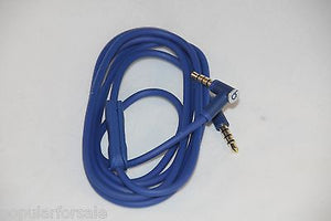 Original Audio Cable 3.5mm/ L Cord/ Beats by Dr Dre Headphones Aux & Mic Navy - Popular for Sale
 - 5