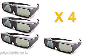Sony CECH-ZEG1UX Active 3D Glasses Rechargeable For PlayStation 3 3D TV Lot of 4 - Popular for Sale
 - 1