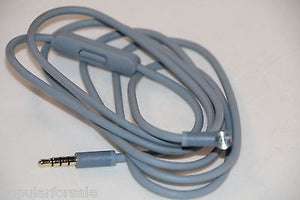 Original Audio Cable 3.5mm/ L Cord/ Beats by Dr Dre Headphones Aux & Mic Gray - Popular for Sale
 - 5