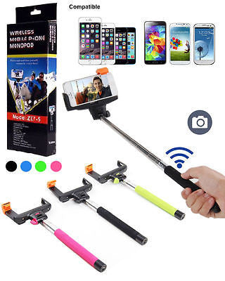 Bluetooth Selfie Stick Monopod for iPhone 6 Plus 5S and Samsung Galaxy Line - Popular for Sale
 - 1