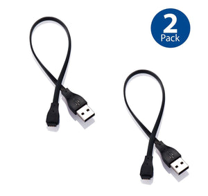2 Pack USB Charging Charger Cable Cord for Fitbit Force Band Bracelet Wristband