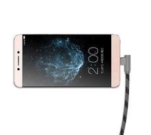 Load image into Gallery viewer, 2 Pack 3ft Right Angle USB C Cable, 90 Degree USB to Type C Charger &amp; Sync Cords
