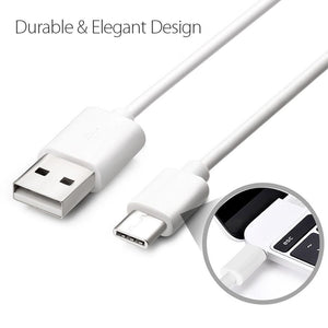 USB Type C Male to USB Sync Data Cable to PC, Nexus 5X / 6P, Lumia 950, 36 inch