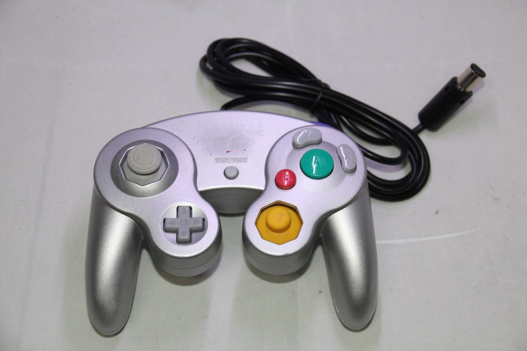 Official Gamecube Controller Platinum Silver Original Nintendo OEM Genuine Wii