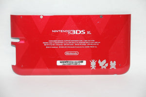OEM RED Pokemon Nintendo 3DS XL Housing Back Bottom Battery Cover Shell Part