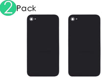 Load image into Gallery viewer, 2X Replacement Rear Glass Back Cover Battery Door For iPhone 4S A1387 Black USA
